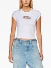 Diesel Women T-angie T-shirts In 100 White