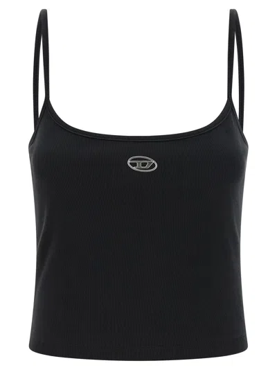 Diesel T-hupy-od Tank Top Women In Black