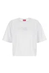 Diesel T-buxt-crop-od Crop T-shirt In White
