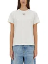 Diesel T-regs-od-q1 Tshirtr In White