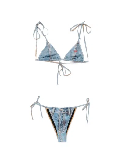 Diesel Women `tatiana+jodie` Bikini In Blue