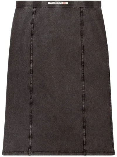 DIESEL DIESEL WOMEN DENIM MIDI SKIRT