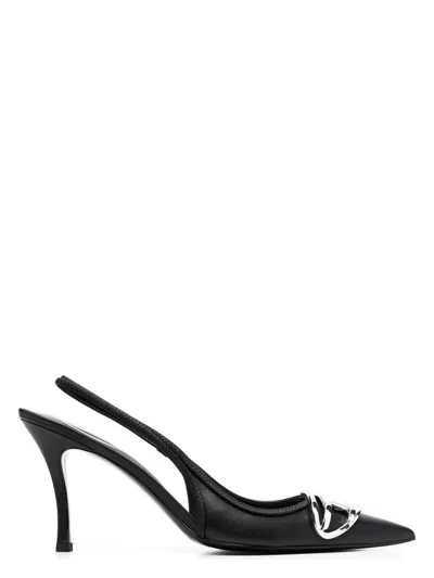 DIESEL WOMEN'S VENUS LEATHER SLINGBACK PUMPS