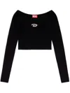Diesel T-shirt M-vera-ls In Black