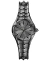 DIESEL WOMEN'S VERT THREE HAND GUNMETAL STAINLESS STEEL WATCH 32MM