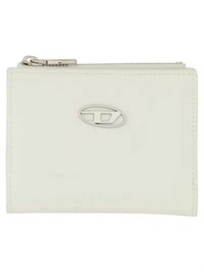 Diesel Women Wallet With Logo In White
