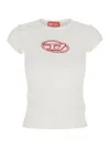 Diesel T-angie T-shirt White In Neutral