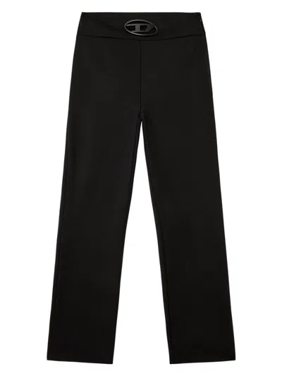 DIESEL WOMEN'S WOOL BLEND TROUSERS