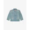 Diesel Womens 01 Relaxed-fit Chest-pocket Denim Shirt In Blue