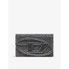 Diesel Wallet On Chain In Tessuto Glitter In T8013