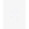 Diesel Womens 100 T-leya-tail Wrap-around Cotton-jersey Top In White