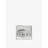 Diesel Womens H0535 1dr Bi Fold Zip Mirrored-leather Wallet