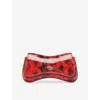 Diesel Womens Play Patent Faux-leather Clutch Bag Ha765