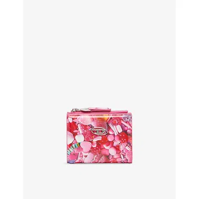 Diesel Womens  Play Bi Fold Zip Li Patent Wallet