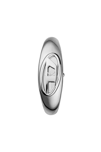 Diesel Wonder-d Two-hand Stainless Steel Watch In Silver