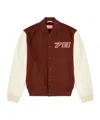 Diesel Casual Jacket With Contrast Sleeves And Ribbed Accents In Multi