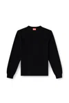 Diesel Mens 9xx S-boxt-t2 Logo-embroidered Cotton-blend Sweatshirt In Black