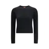 Diesel Women M-alinesa Pullover In Black