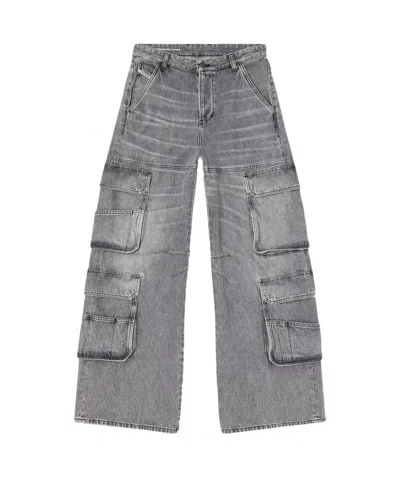 Diesel Work Jeans In Gray
