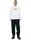Diesel 'world Wild Dance' Printed Sweatshirt In White