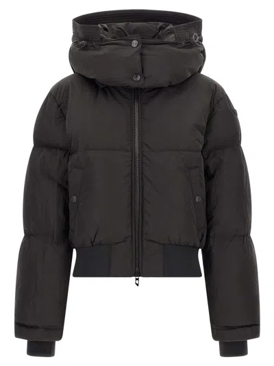 Diesel 'w-peyt-short-new-wd' Down Jacket In Black