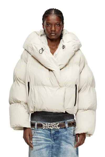 DIESEL WRAP PUFFER IN BI-STRETCH NYLON