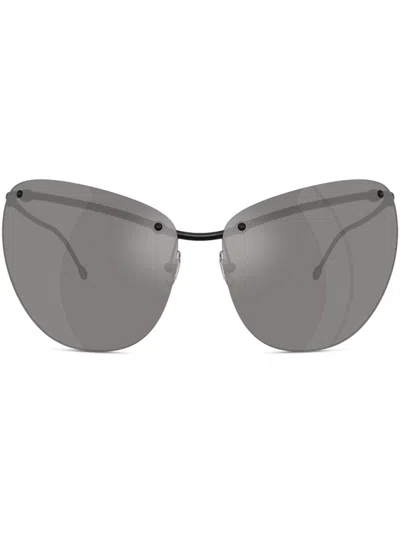 DIESEL WRAPAROUND-FRAME SUNGLASSES