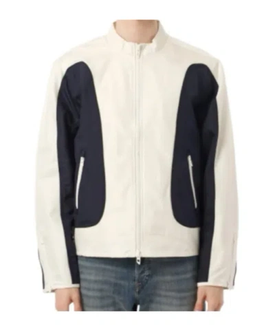 Diesel Wrd Panelled Zip-up Jacket In Multi
