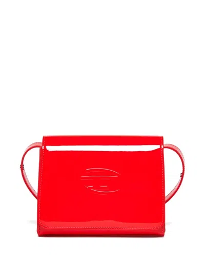 Diesel Wrose Patent-leather Flap Bag