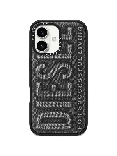 Diesel X Casetify Iphone 16 Case In Gray