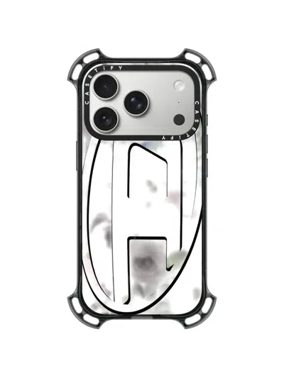 Diesel X Casetify Iphone 17 Pro Case In Metallic