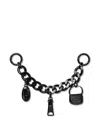 Diesel X Casetify Logo-charm Phone Chain In Black