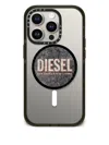Diesel X Casetify Logo-print Phone Grip Stand In Braun