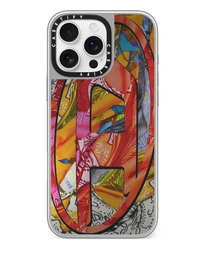 Diesel X Casetify Moulded Iphone 16 Pro Max Case In Orange