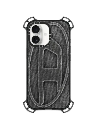Diesel X Casetify Oval D Iphone 17 Case In Black