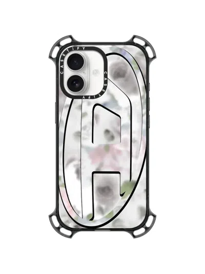 Diesel X Casetify Oval D Iphone 17 Case In White