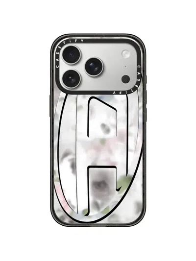Diesel X Casetify Oval D Iphone 17 Pro Case In White