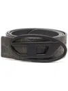 Diesel X Damiano David Belt B-1dr Rev Dd  In Brown