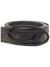 Diesel X Damiano David Belt B-1dr Rev Dd  In Brown