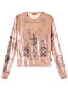 Diesel X Damiano David David T-claude-dd X Damiano Top In Multicolor