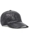 Diesel X Damiano David Embroidered Logo Baseball Cap In Grey