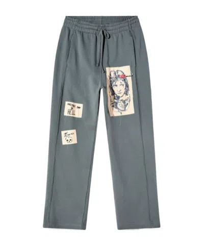Diesel X Damiano David P-martyans Sweatpants In Gray