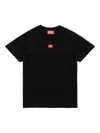 Diesel Kids' X-diego T-shirt In Black