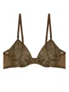 Diesel X Fenty By Rihanna Camo-lace-plunge-bra  Green Color   Composition   84%pa 16%ea+cont67%pa 33%ea  Id A156440lkbx