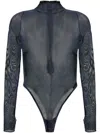 Diesel X Fenty By Rihanna C-long-sleeve-bodysuit Uw Bod In Grey