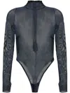 Diesel X Fenty By Rihanna C-long-sleeve-bodysuit Uw Bod In Grey
