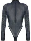 Diesel X Fenty By Rihanna C-long-sleeve-bodysuit Uw Bod In Grey