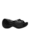 Diesel Black Melissa Edition Quantum Platform Heeled Sandals In Black