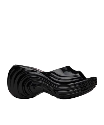 DIESEL X MELISSA PLATFORM WAVE SANDALS