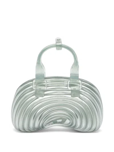 Diesel X Melissa Quantum Dome Shoulder Bag In Green